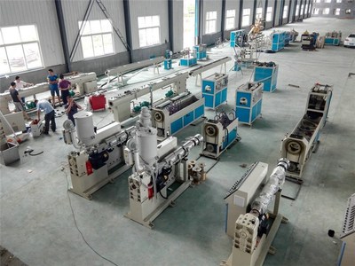 塑料管生產(chǎn)線廠家、天信泰塑機(jī)(在線咨詢)、塑料管生產(chǎn)線